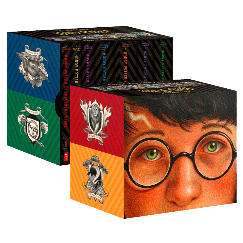 PLUS会员，《哈利波特》20周年纪念版·英文版1-7册礼盒装