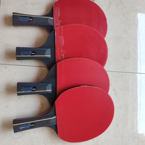 
9-star 10-star processing slightly defective table tennis racket, horizontal shot, straight shot, front rubber and reverse rubber training competition, beginner's high elastic racket