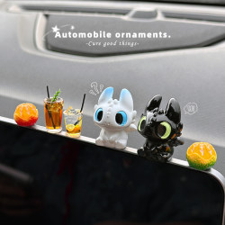 Cute Car Interior Decorations, Car Dashboard Dolls, Display Screen Ornaments, Electric Vehicle Decorations