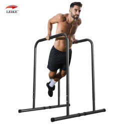 Leike Indoor Parallel Bars, One-Piece or Detachable, Home-Use Single or Double Bars, Adjustable Universal Arm Flexion and Extension Bracket, Sports Equipment