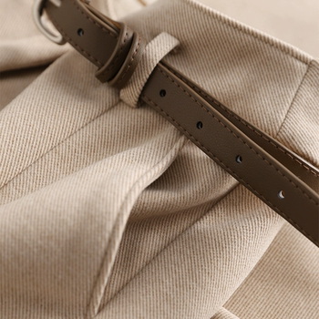 Casual suit woolen pants nine -point female smoke pants autumn
