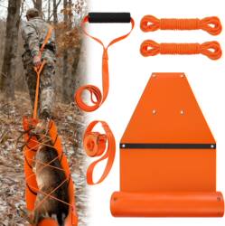 Deer Drag Sleds 65% Labor-Saving Tear-Resistant Hunting Tow Flexible Sled Tow Rope Pig and Deer Transport Vehicle