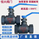 Threaded high temperature ball valve, dedicated for steam boiler thermal oil pipeline, high temperature resistant ball valve DN15 20 25 40