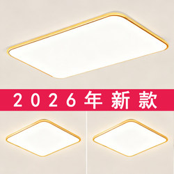 Zhongshan Lighting Main Living Room Light 2025 New Ultra-Thin Led Ceiling Light Bedroom Light Dining Room Eye Protection Study Balcony