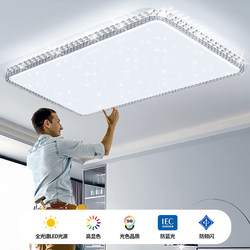 2026 New Model Living Room Main Light, Italian-Style Light Luxury Crystal Ceiling Light, Modern Minimalist Large Light for Hall, Study, and Bedroom