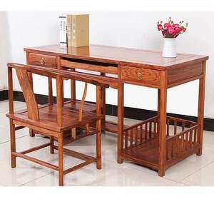 
Mahogany desk computer desk hedgehog rosewood Chinese style home desk small apartment solid wood study table