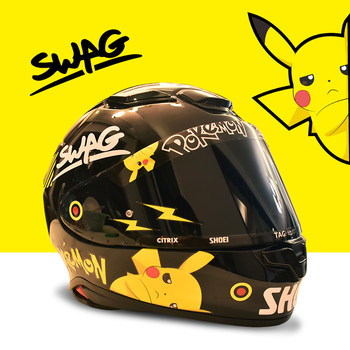 Suitable for Shoei/AGV helmet sticker print lens, sticker decoration DIY waterproof Z8X14 modified creativity
