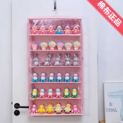 Small Cotton Doll Storage Hanging Bag for Behind the Door or Wall, for Hanging Figurines, Blind Boxes, Plush Toys, Dolls, and Accessories