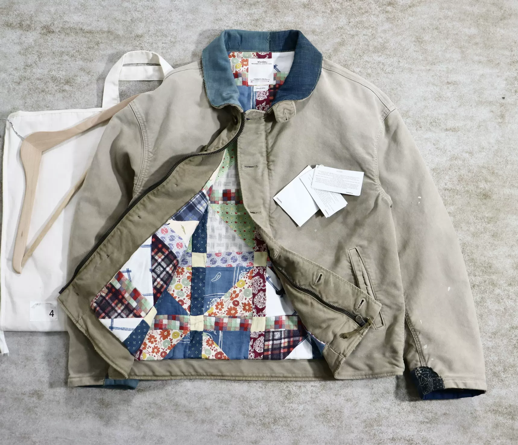 Visvim ICT Chief Deckhand Coat 甲板服N1 海狸毛VIP限定泼墨