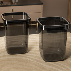Trash Can for Home Use 2026 New Model Large Capacity Kitchen Bathroom Living Room Bedroom Light Luxury High Aesthetic Value