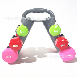 Large and Small Leaf Dog Bone Tower Dumbbell Rack Rotating Home Combination Fitness Small Dumbbell Storage Rack Factory Direct Supply
