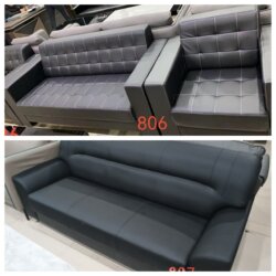 Modern Minimalist Office Business Reception Sofa, Three-Seater Office Sofa and Coffee Table Set, Direct Sales from the Manufacturer