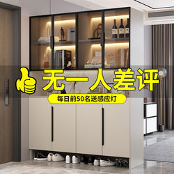 Shoe Cabinet and Entryway Cabinet Integrated for Home Use, Living Room Partition, Indoor Screen Partition, Super Large Capacity Storage Entryway Storage Cabinet