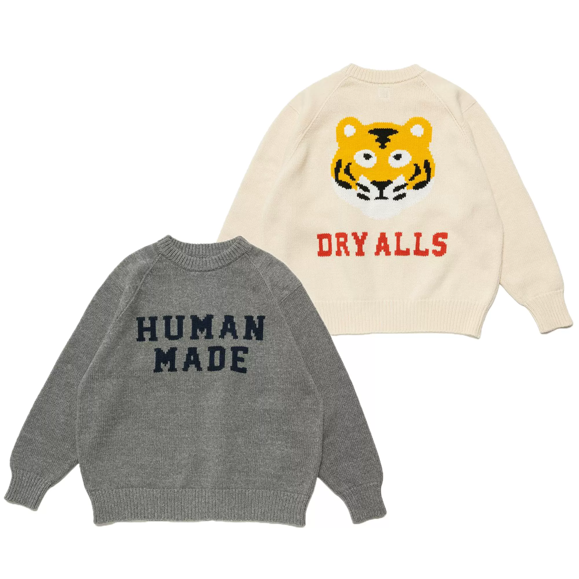 HUMAN MADE RABBIT RAGLAN KNIT SWEATER 純正超高品質