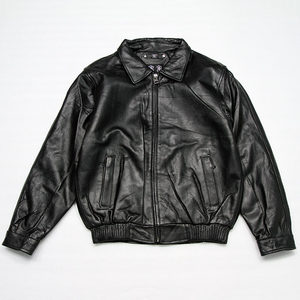 
Foreign trade special price American men's cowhide jacket lapel casual fashion large size high-end cotton genuine leather jacket