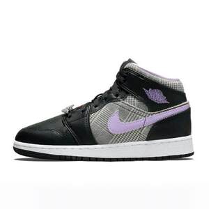 Jordan Air Jordan 1 Mid SE Middle-Bang Children's Basketball Shoes Teenagers