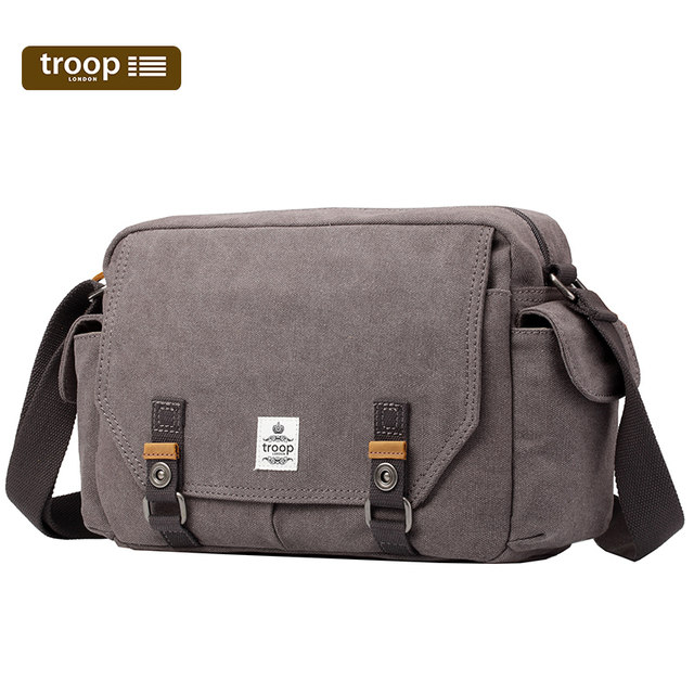 Troop casual shoulder bag men's simple youth European and American new ...