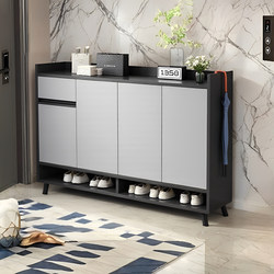 Shoe Cabinet for Home Use at the Entrance, Hallway, Outdoor Corridor, Elevator Entrance, Multi-Layer, Large Capacity, Wall-Mounted Integrated Storage Cabinet