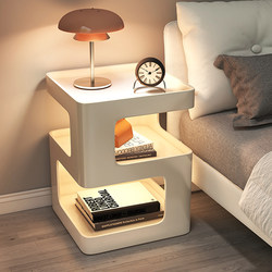 Bedside Table Wrought Iron Small Alternative Creative Modern Simple Light Luxury High-End Home Bedroom Bedside Storage Rack