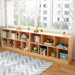 Bookcase Storage Cabinet Home Cabinet Storage Cabinet Bedroom Low Cabinet Living Room Grid Cabinet Simple Bookshelf Floor-Standing Storage Rack