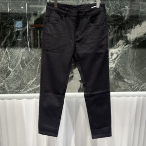 
European station high-end summer men's nine-point jeans small feet slimming trendy brand fashion personality versatile nine-point pants