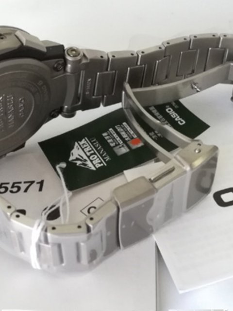 Casio mountaineering titanium alloy PRX-8000GT-7PR/yt-1B/7A solar radio wave outdoor men's watch
