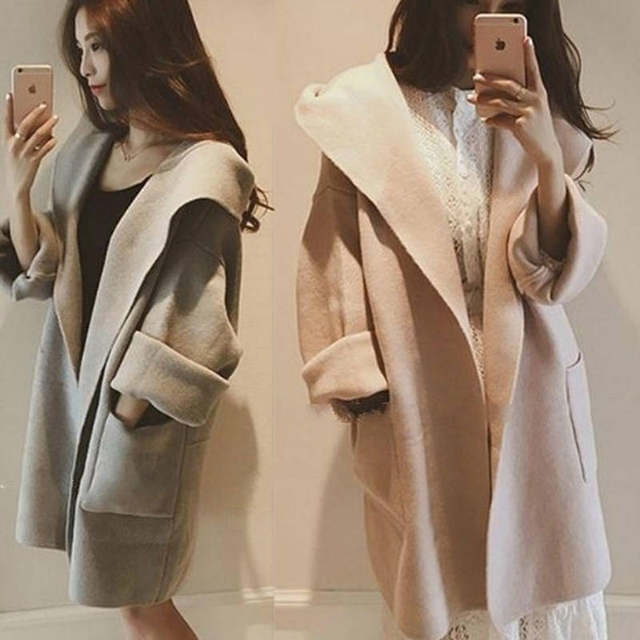 Large size women's spring and autumn new fat mm wool coat mid-length wool coat suit 200 Jin [Jin equals 0.5 kg] women's windbreaker trend