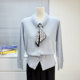 
Middle-aged female mother outfit 2025 new middle-aged and elderly women's wool cardigan in their 50s fashionable top loose jacket