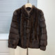 
Mother's clothing 2025 new middle-aged and elderly loose clothes women's imitation mink fur coat fur one-piece thickened top