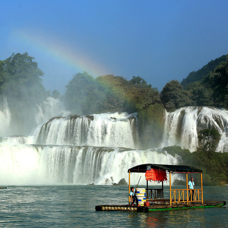 广西南宁旅游纯玩德天瀑布明仕田园跟团一日游 南宁起止