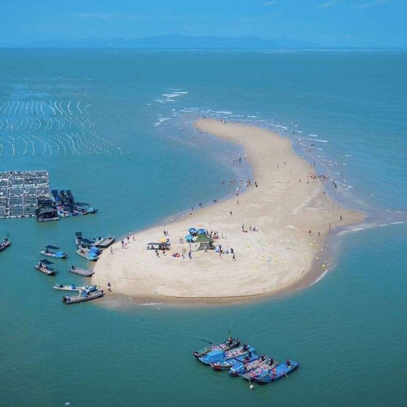 厦门出发 东山岛一日游鱼骨沙洲/鱼排可选+南门湾+苏峰山纯玩团