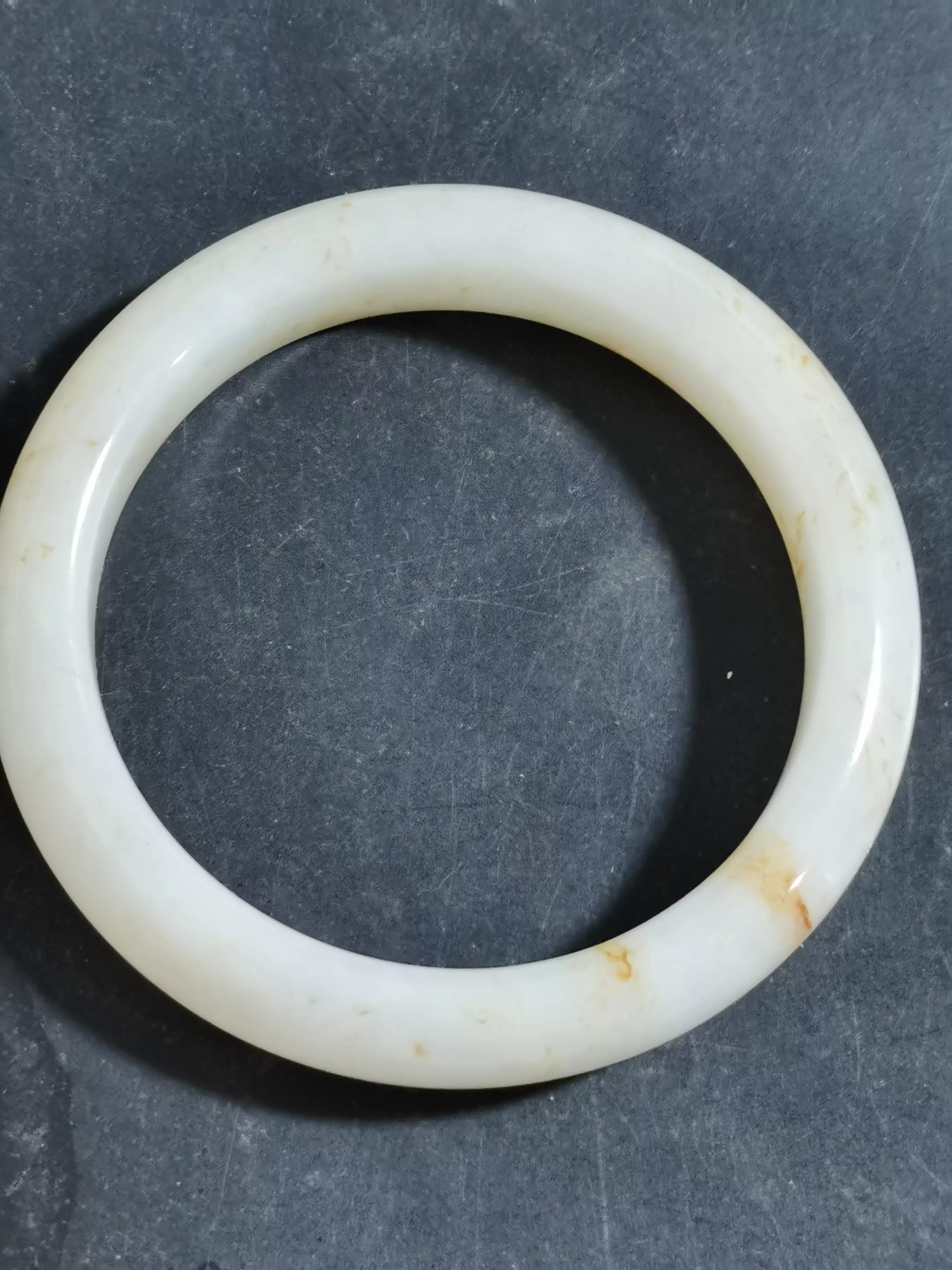 古玉老玉手镯汉代和田玉老玉镯子老货收藏包老