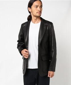 Export to Japan! Non-coated sheepskin imported from Italy, men's genuine leather jacket and leather suit versatile leather and honest
