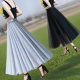 Black new net gauze skirt women's summer skirt skirt skirt small fat MM high waist temperament