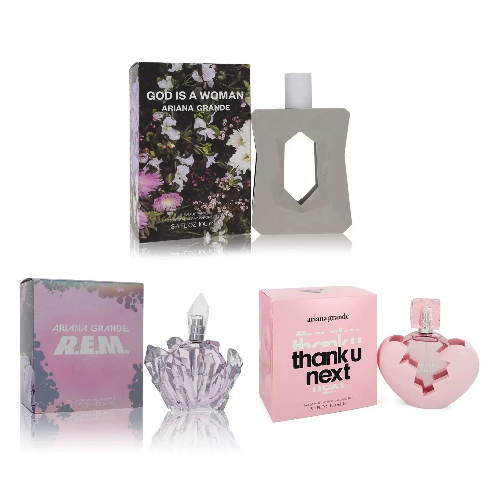 Ariana Grande Thank U Next/Rem/God Is A Woman 女士香水100ml-Taobao