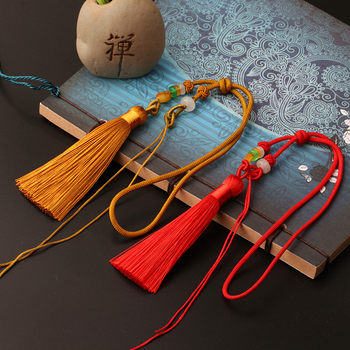 Car lanyard hand-woven DIY tassel ear rope