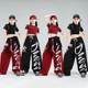 Children's jazz dance costumes jazz training clothes girls vest children hiphop street dance show costume trendy costumes
