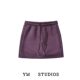 Age-reducing college style high waist tie air-sensitive sports skirt with safety pants casual hip-covered skirt