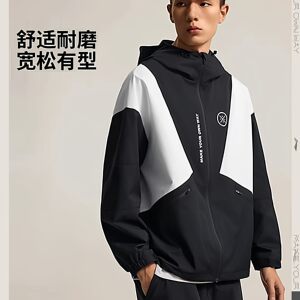 
Li Ning Sports Windbreaker Men's 2026 Spring New Wade Jacket Waterproof Windproof Clothing Hooded Jacket AFDV027