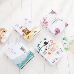 4D Large 6inch Cartoon Teddy Bear 100-Page Photo Album Baby's 100-Day Growth Commemorative Album Family Daily Use Photo Album