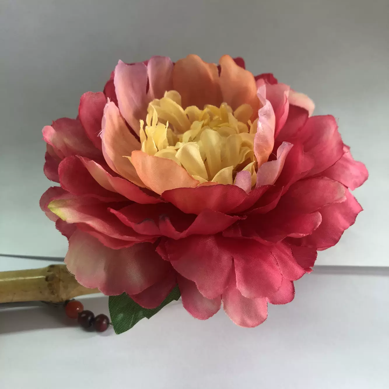 唐风绢花发簪牡丹花钗簪花扶鬓古风发饰花朵 唐风绢花发簪牡丹花钗簪花扶鬓古风发饰花朵