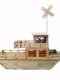 Small wooden chip pop stick DIY handmade model Boat children's toy material wood strip ice cream stick manufacturers direct sales
