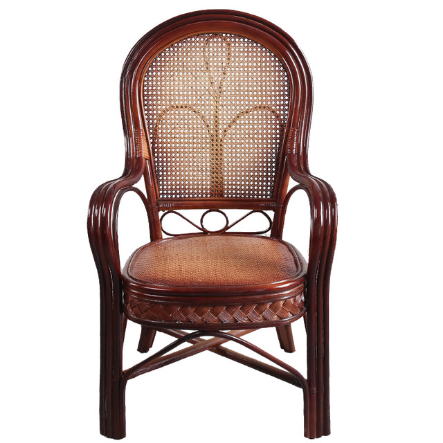 Rattan chair single -person office chair computer seats, vine woven ...