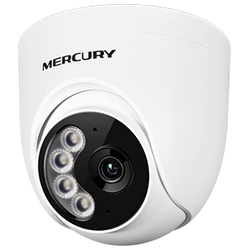 Mercury 4Mp Poe Network Camera Mipc434Pw Full Color 5m Sound Pickup Dome Surveillance Camera