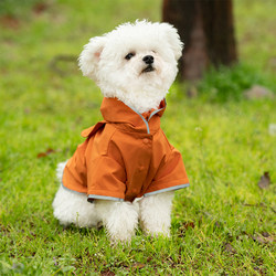 Muji Water-Resistant Pet Hooded Jacket Pet Supplies Suitable for Small Dogs