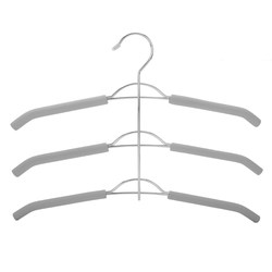 Multi-layer clothes rack for household clothes to save space creative multi-function stainless steel wardrobe support storage and sorting clothes hanging