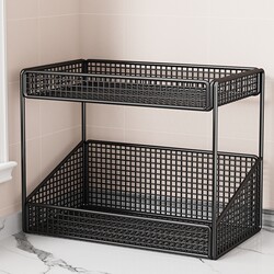 Storage Rack Desktop Organizer Kitchen Table Snack Rack Multi-Layer Organizer Tea Bag Holder Coffee Table Cup Holder