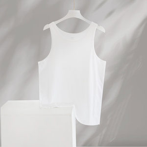 
Dirisno men's new pure cotton simple and comfortable home vest