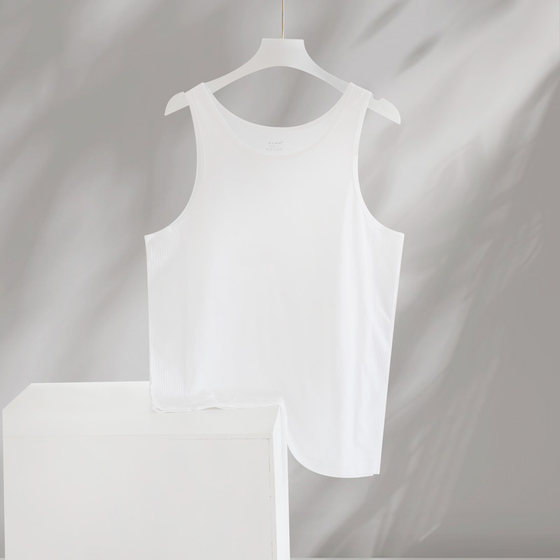 
Dirisno men's new pure cotton simple and comfortable home vest