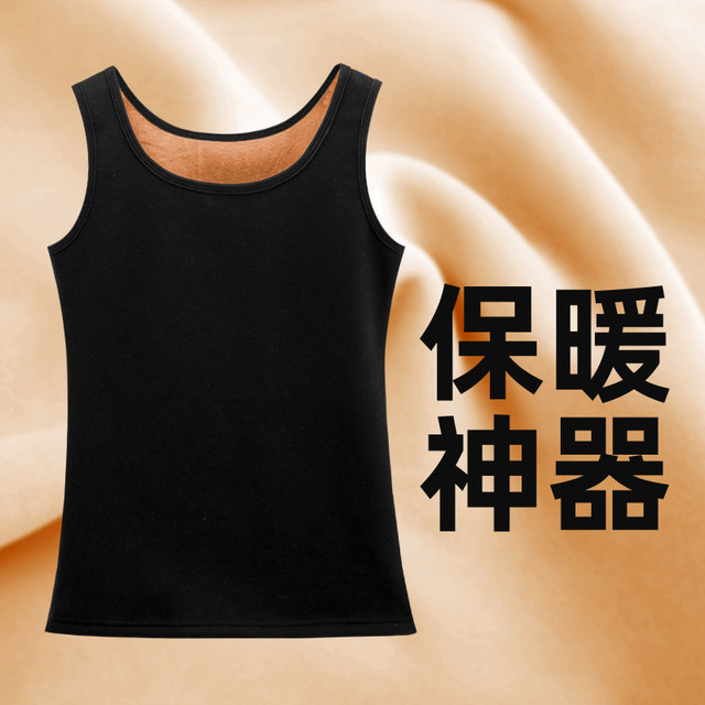 Warm vest for women in winter plus velvet thickened integrated velvet 2025 new cold-proof large-size vest top for women